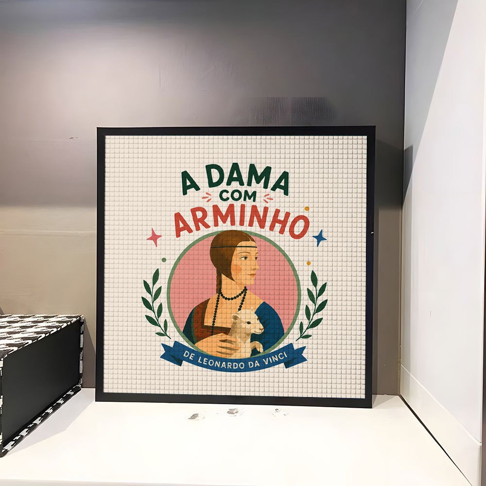Resin Art Studio - Kit de Pintura Diamante Sem Moldura