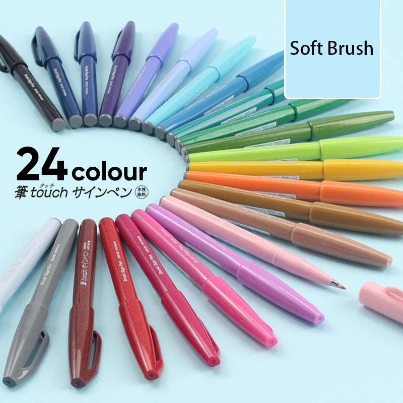 Canetas japonesas pentel touch - Pentel Pen Sign Pen avaliação e preço