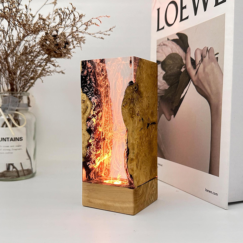 Luminária de Mesa de Resina co - Resin Art Light avaliação e preço