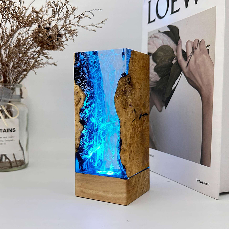 Luminária de Mesa de Resina co - Resin Art Light avaliação e preço