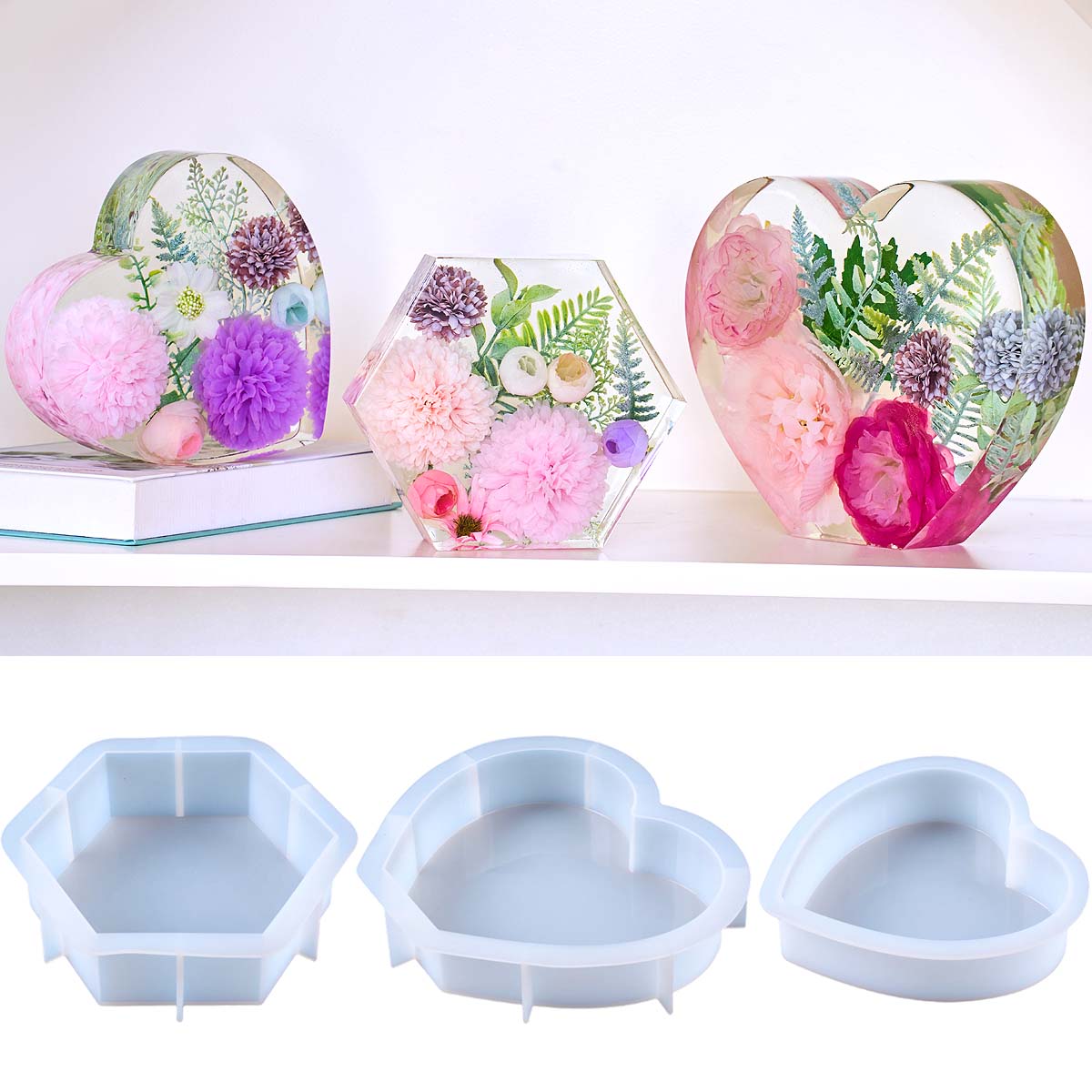Molde de Silicone para Artesan - Resin Art Mold avaliação e preço