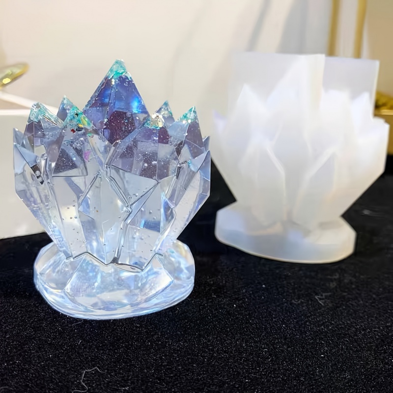 1pccristal cluster decorativo  - Resin Art Mold avaliação e preço